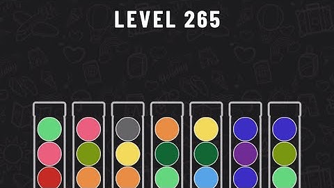 Ball Sort Puzzle Level 265 #ballsortpuzzle #ballsortpuzzlegameplay #puzzlegame #mobilegames