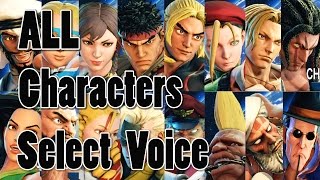 STREET FIGHTER 5 ALL CHARACTERS  SELECT ( Jap & Eng ) 1080P Full HD 60fps