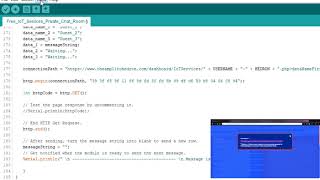 Free IoT Services | Make a Private Chat w/ ESP8266 | Serial Monitor Settings and Hedron screenshot 2