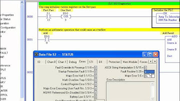 10. Processor Diagnostics on SLC 500 - PLC Training on Allen-Bradley Rockwell