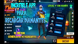 Increíble aplicación para recargar diamantes en free fire, legal y seguro sin baneo//método 2021 screenshot 4