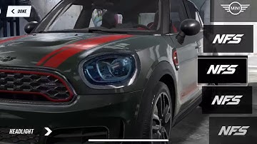 NFS HEAT STUDIO APP MINI COOPER BUILD