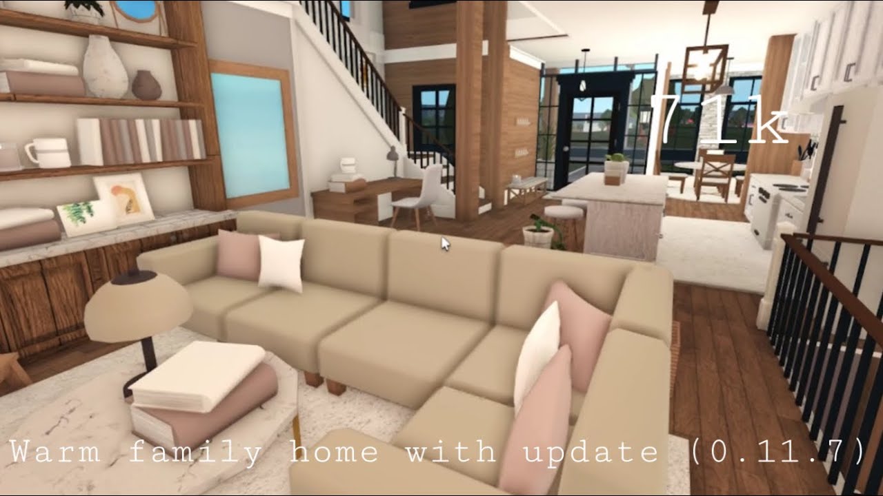 Bloxburg | Warm Family Home With New Update (0.11.7) 71k | House Build ...