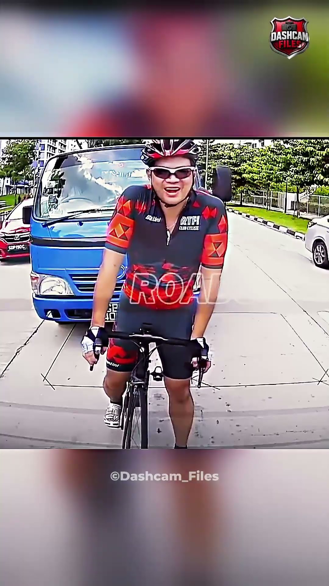Instant Karma- Cyclist Gets Humbled Real Quick🤡💀☠️