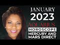AQUARIUS ASTROLOGY HOROSCOPE JANUARY 2023