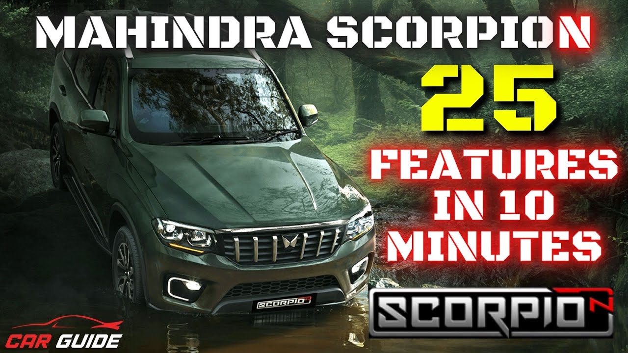 Mahindra Scorpio N - 25 Features in 10 Minutes | New Scorpio 2022 Interior - Launch - Price🔥