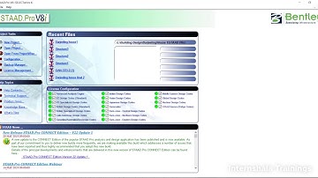STAAD PRO LECTURES MODULE 1 INTRODUCTION