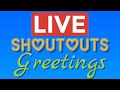 LIVE SHOUTOUT AD GREETINGS