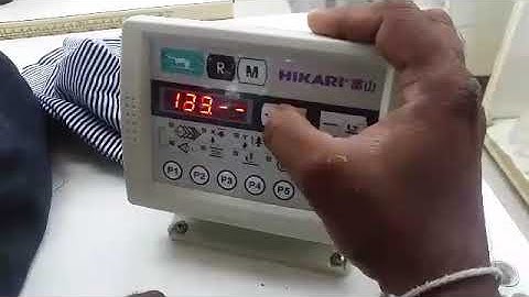 hikari bartack machine programming