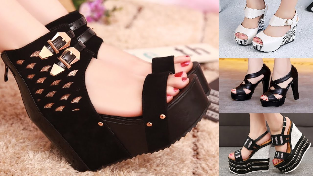 BEAUTIFUL WEDGE STYLE FOOTWEARS FASHION 2021Women Wedge Sandals Fashion  Ankle Strap Ladies Shoes 