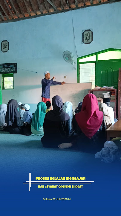 KEGIATAN SORE HARI DI MUSHOLLA DM #santriindonesia #madrasahdiniyah