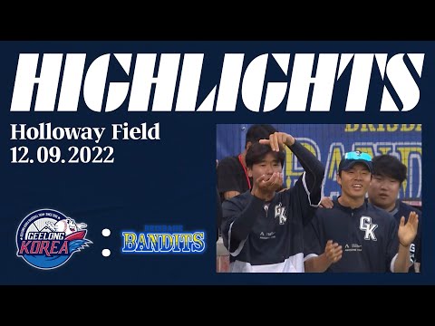 [5라운드 2차전] 질롱 코리아 vs <strong>브리즈번</strong> 밴디츠 H/L 2022.12.09