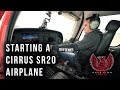 Cirrus SR20 Airplane Startup And Takeoff | Step By Step