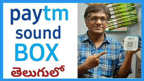 paytm sound box in telugu