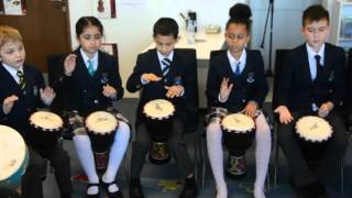 African Drumming At Haileybury Astana
