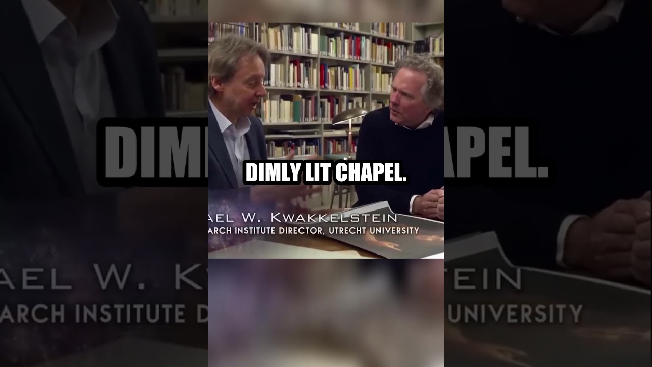 Leonardo da Vinci's final painting connects with otherworldly beings in a dimly lit chapel 