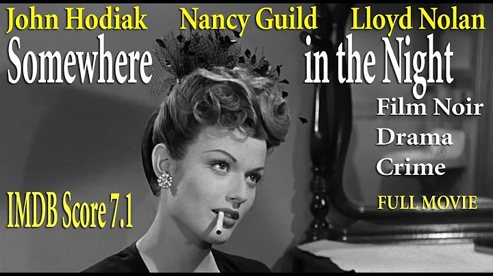 Somewhere in the Night (1946) Joseph L. Mankiewicz John Hodiak Nancy Guild Full Movie IMDB Score 7.1