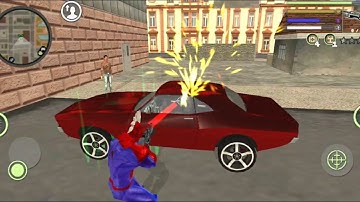 Super Rope Hero Spider Open World Street Gangster Crime Simulator Vice Town City Android Gameplay HD