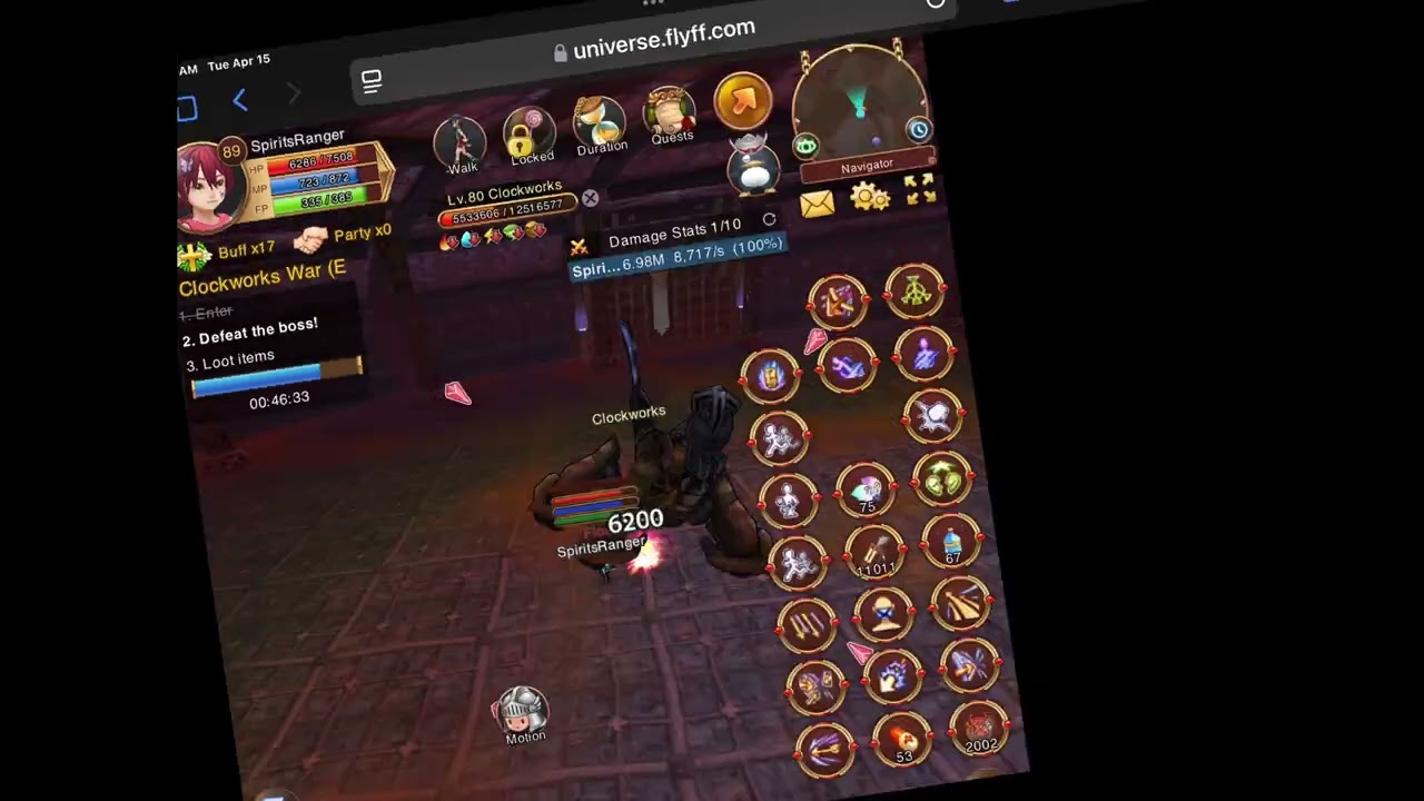 Flyff universe lvl 89 ranger solo cw