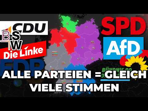 Equal Party Support Experiment (German)