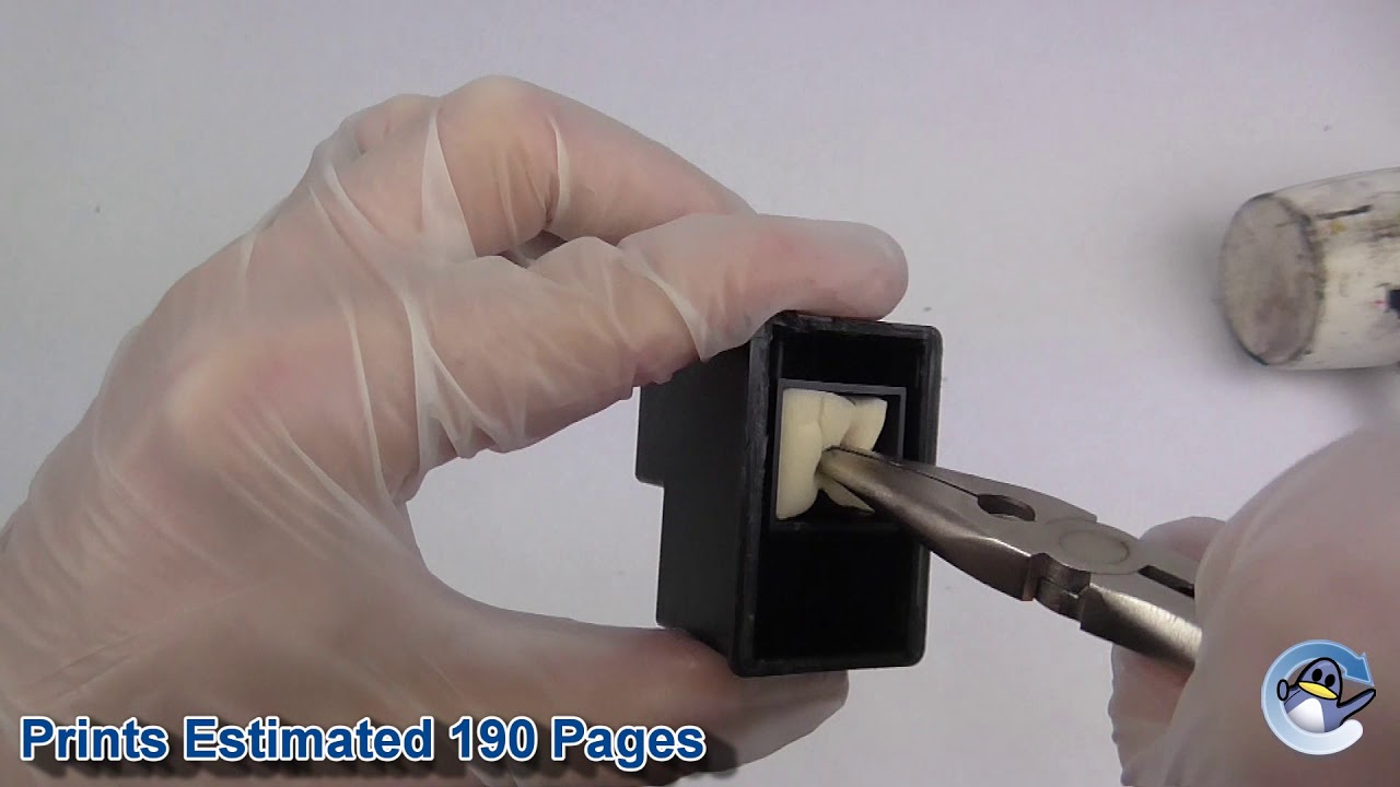 bedelaar Omtrek Uitputten Inside HP 302 Black Ink Cartridge (F6U66AE) - YouTube