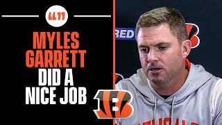 Zac Taylor Commends Strong Performance from Myles Garrett in Blowout Loss to Browns | CBS Sports HQ