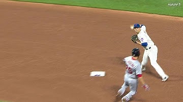 WSH@NYM: Murphy fields grounder, starts double play