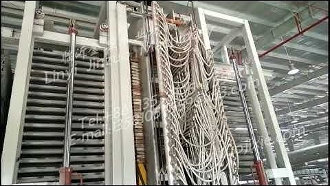 30 Layers hot press with automatic loading and unloading