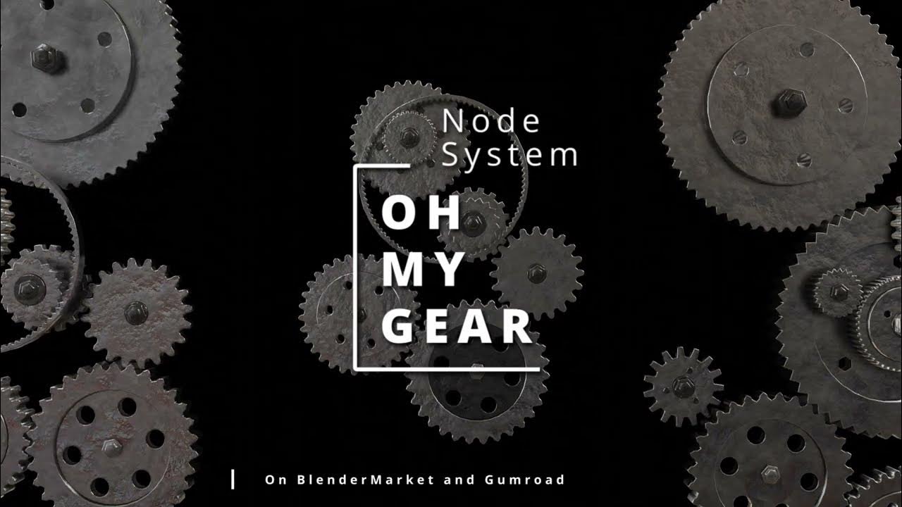 Oh My Gear Blender Geometry node gears generator YouTube