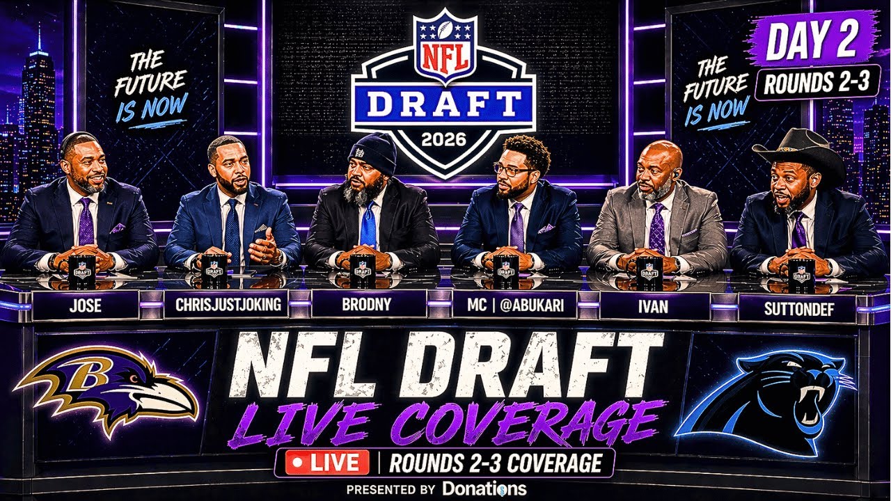 Ravens and Panthers will add EVEN MORE weapons on day 2 of the NFL Draft...