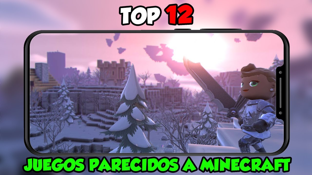 ⛏Top 12 MEJORES Juegos Parecidos a MINECRAFT para ANDROID ...