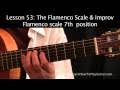 Instructional video on improvising on the Flamenco Scale. Video by Stefan Schyga.