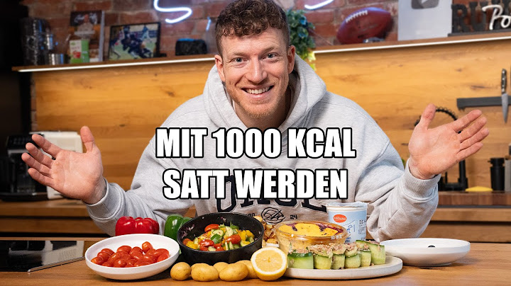 1000 Kcal zum satt werden! 3 Mahlzeiten (wenig Kalorien/viel Protein)