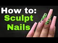 Watch Me Work: Sculpted Nails | Neon Cheetah Nail Art | How To Sculpt Acrylic Nails