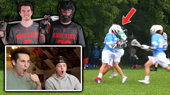 D1 LACROSSE PLAYERS REACT TO TEAMMATES HIGHLIGHTS!!