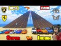 New powerful indian carsvs super carsmpossible updown  drag race challenge gta 5