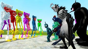 HUGGY WUGGY RAINBOW VS NEW SLENDYTUBBIES!! | In Garry