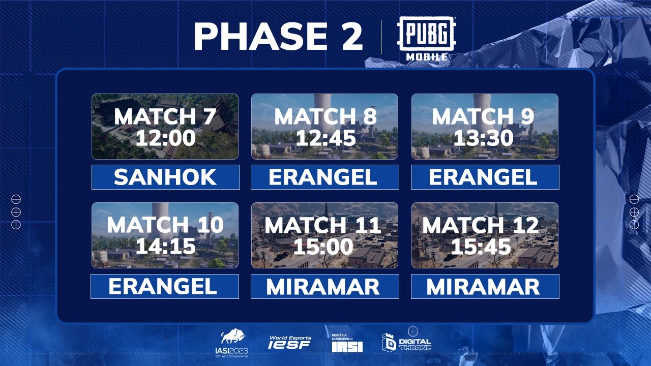 LIVE: PUBG MOBILE | IESF WORLD ESPORTS CHAMPIONSHIP