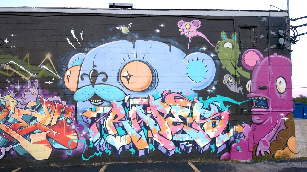 Graffiti Exploring in Cincinnati and Homage to Scribble Jam