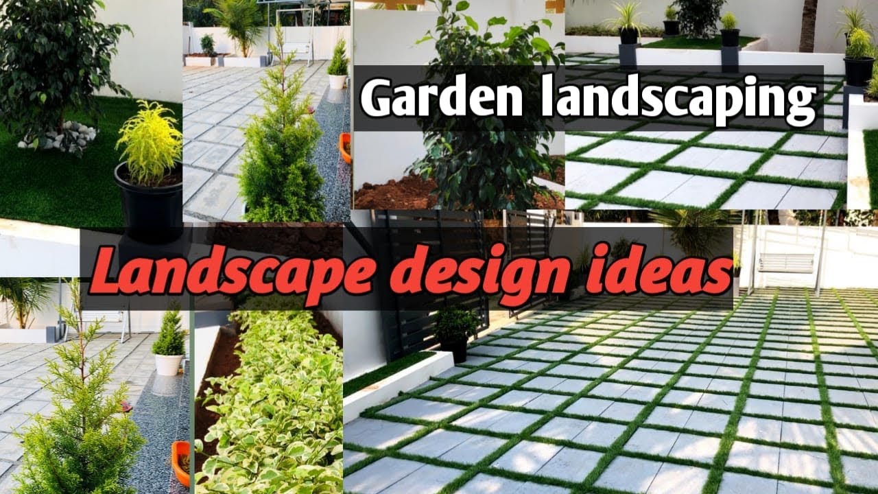Garden landscaping / Landscape design ideas YouTube