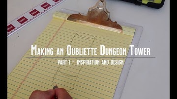 Building D&D Tabletop Terrain - Oubliette Dungeon Tower from XPS foam and foam board