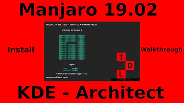 Manjaro Architect 19 | KDE | Install - Walkthrough | Distro Shuffle