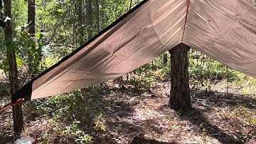 Ridgeline & Tarp Shelter - Set Up, Knots, Cordage - Best Method Tried & True