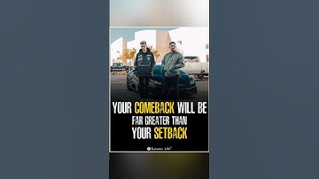 Your Comeback Will Be Greater Than Your Setback | Motivational Short