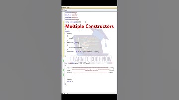 Multiple Constructor in C++ with Example | Multiple Constructor in a Class | #shorts #ytshorts