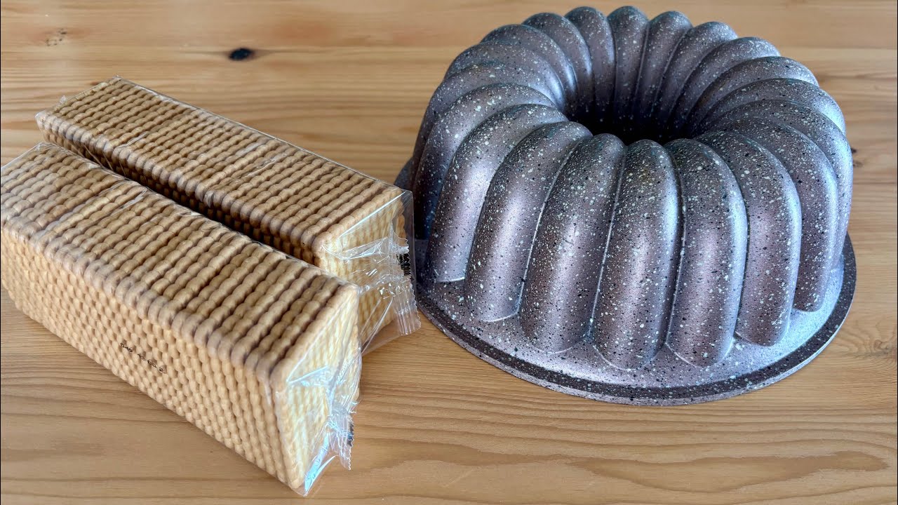 😱❣️Я приготовила 15 КУСКОВ десерта из 2 упаковок печенья 💯Невероятно вкусно и просто ✔️