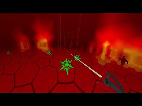 HyperRogue non-Euclidean VR demo
When HyperRogue was first released, it had only the traditional-style roguelike graphics: # for walls, letters for monsters, dots for empty spaces. But it took a rather surprising path, introducing vector-based graphics, then 3D effects, experiments with full 3D geometries, becoming a rather universal non-Euclidean engine, and recently full Virtual Reality.
This video shows various things possible in HyperRogue with VR. It is rather hard to show VR in a standard video, but lets try!
0:00 classic HyperRogue view
This is the classic HyperRogue display, but in VR. VR still makes it fun   you get 3D effects, you can have a large virtual Poincaré disk wherever you want!
0:10 Alchemist Lab FPP
Of course you can also use VR with the first-person perspective.
0:24 Hell FPP
0:36 Hypersian Rug
And with the Hypersian Rug model. Hyperbolic crochets are much more fun in real life than any static image or video can show. Hopefully the VR version brings at least a part of this joy!
1:09 Sphere from the Inside
The game is played on a sphere around the player.
1:19 Sphere from the Outside
And here the game is played on a sphere in front of the player.
1:28 H3 view
This is a periodic structure in the three-dimensional hyperbolic space, rendered using raycasting. While HyperRogue is less fun to play in three-dimensional spaces, you can explore non-Euclidean structures, race through various geometries in the racing mode, or draw 3D things in VR in the Drawing Tool.
1:51 Poincaré ball
You can also view other three-dimensional models of non-Euclidean geometries using VR. Here is the tree structure of the {3,3,6} hyperbolic honeycomb in the Poincaré ball model.
1:56 Nil
Nil is a twisted aisotropic geometry. It works differently in different directions.
2:01 Solv
Solv is an anisotropic geometry that is not even rotationally symmetric.
There are many interesting choices when designing non-Euclidean VR visualizations. The geometry works differently in a non-Euclidean space, so some obvious things in Euclidean visualizations (including tons of so-called non-Euclidean videos which have nothing to do with non-Euclidean geometry) are, well, no longer obvious. 
Should the relative headset movements be translated exactly to the virtual space? If so, if you move to another place in VR and return to where you started, you are probably NOT in the place where you started in the real world. And vice versa. This is because the geometry works differently!
How should the binocular vision work? Should we just render the inner view from two points? If so, distances are not perceived correctly, and in anisotropic geometries this does not even work.
The engine lets you configure various details, such as the above, the length of the absolute unit (i.e. the scale of the non-Euclidean space), and so on. Have fun!
HyperRogue, the non-Euclidean roguelike: www.roguetemple.com/z/hyper/
Of course VR also works in other things using the RogueViz engine:
Bringris, the non-Euclidean falling block game: https://zenorogue.itch.io/bringris
RogueViz demos: https://zenorogue.itch.io/rogueviz
Music: Graveyard from the HyperRogue soundtrack by Shawn Parrotte  HyperRogue non-Euclidean VR demo