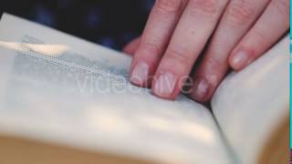 Womans Hand Reading a Book. - Stock Footage | VideoHive 15507981