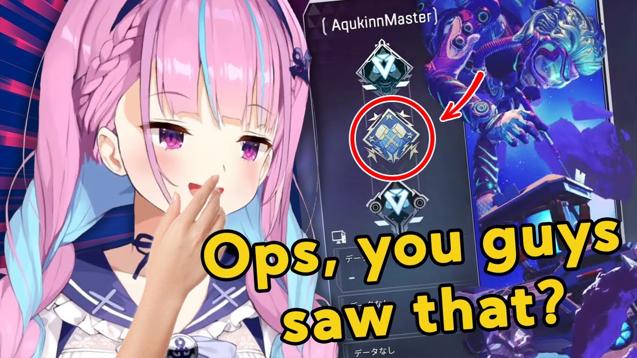 Aqua ACCIDENTALLY show off her Double Hammer Badge【ENG SUB】【Hololive】