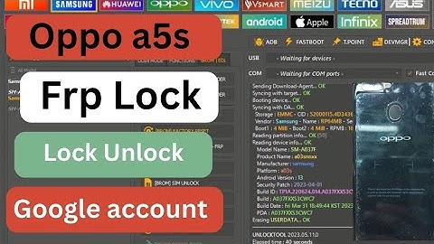 Oppo a5s frp bypass-a5s frp unlock tool/oppo a5s google account bypass/oppo a5s Lock unlock
